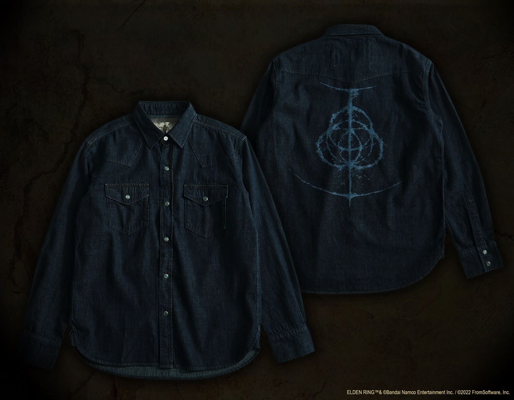 ELDEN RING×EDWIN Denim shirt