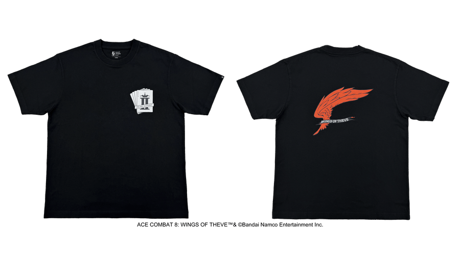 ACE COMBAT 8 x VALLEY APPAREL T-shirt front and back