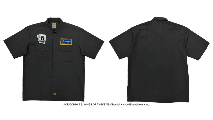 ACE COMBAT 8 x Dickies work shirt front and back
