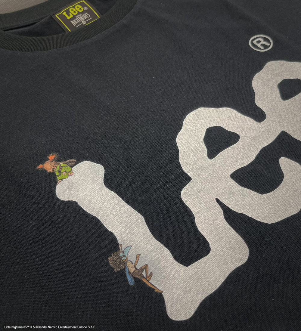 [LITTLE NIGHTMARES 3 × Lee] Print T shirts -Logo-