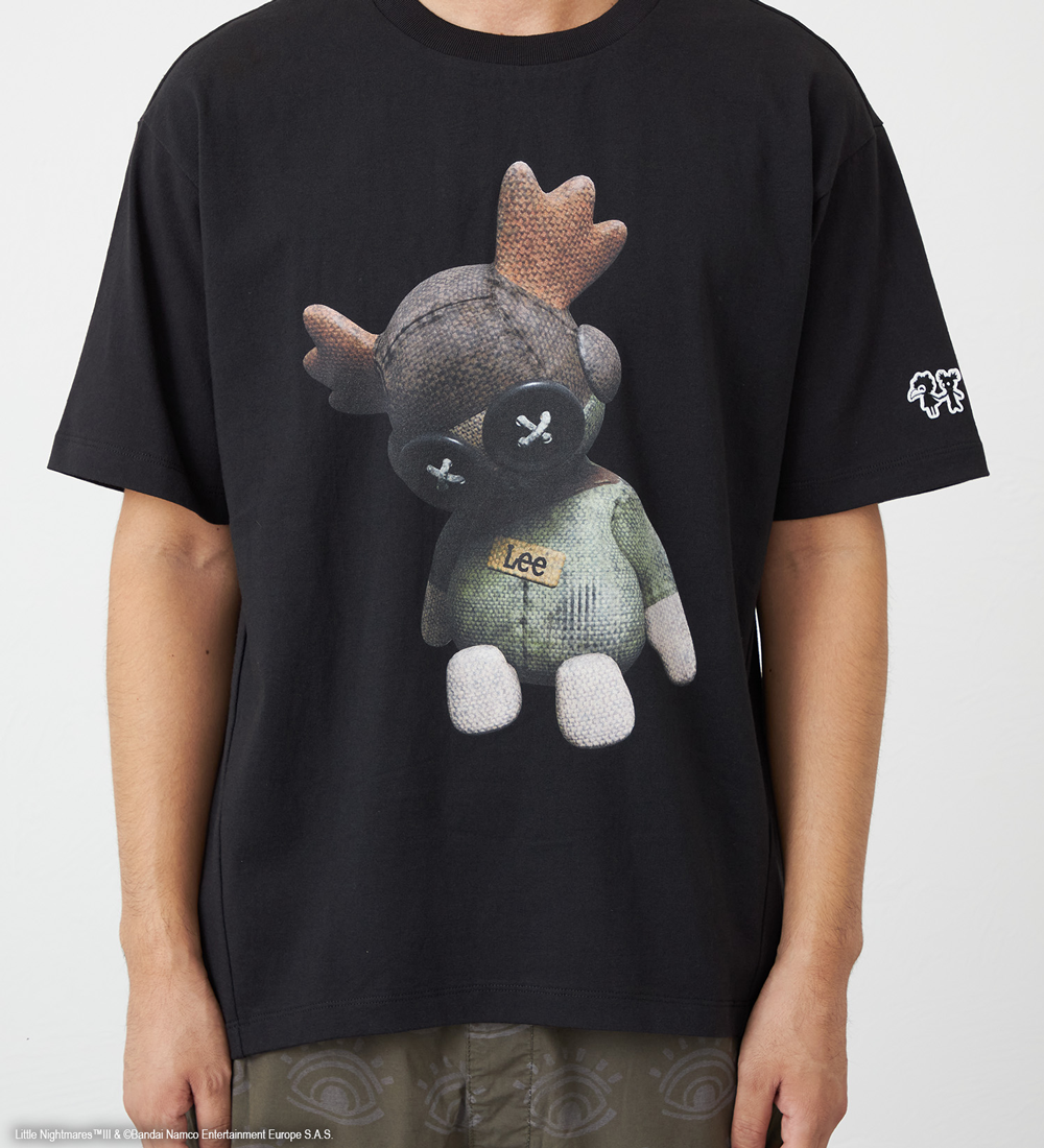 [LITTLE NIGHTMARES 3 × Lee] Print T shirts -ALONE doll-
