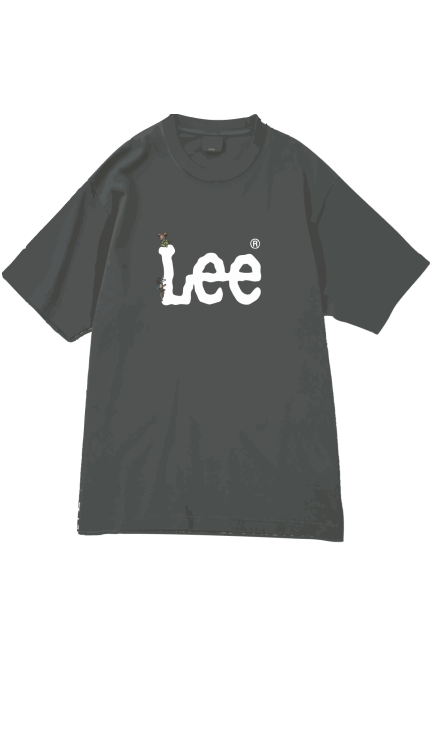 [LITTLE NIGHTMARES 3 × Lee] Print T shirts -Logo-