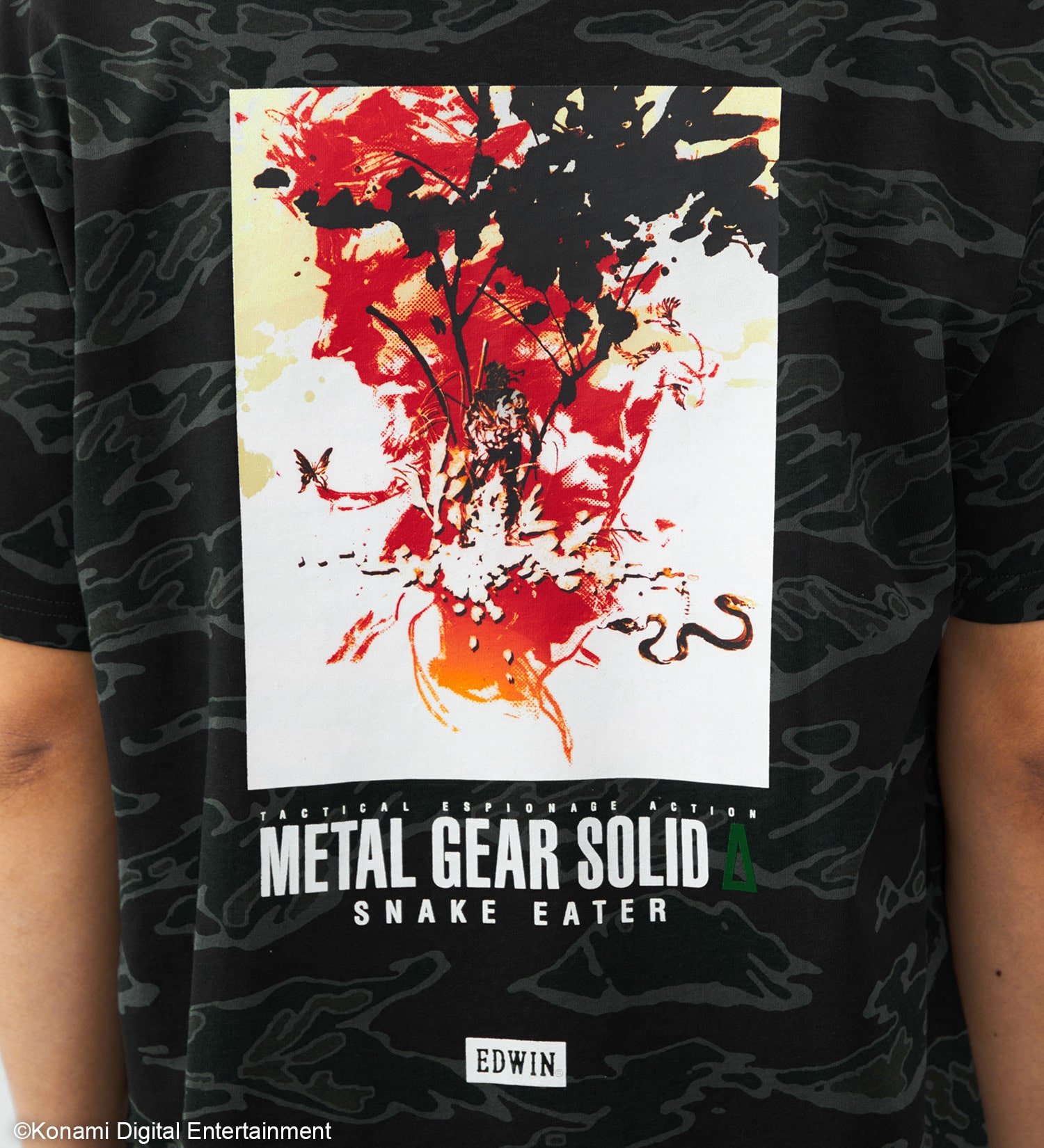 【METAL GEAR SOLID Δ × EDWIN】TIGER STRIPE T SHIRTS